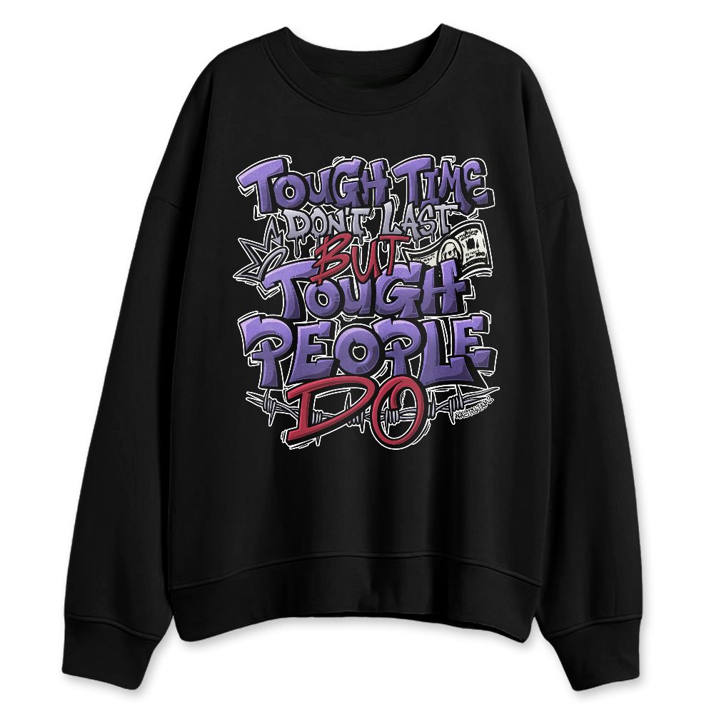 Dunk-Low-Plum-Purple-Red-NastyJamz-Sweatshirt-Match-Tough-People-Never-Fall