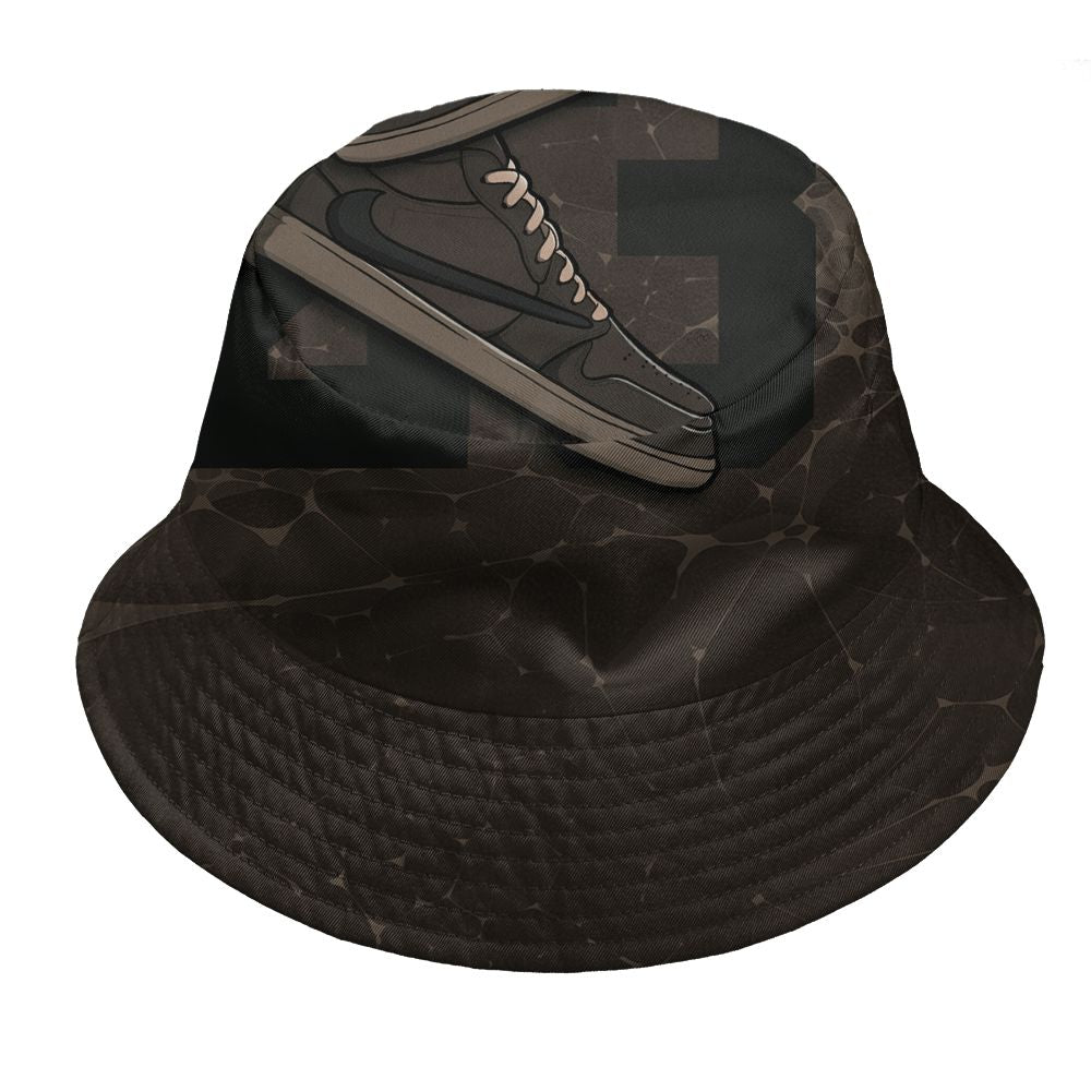 TVSC-Velvet-Brown-1s-NastyJamz-Bucket-Hat-Match-23-Sneaker-3D-All-Over-Print