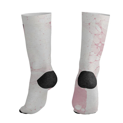 Medium-Soft-Pink-5s-NastyJamz-Socks-Match-23-Sneaker-All-Over-Print