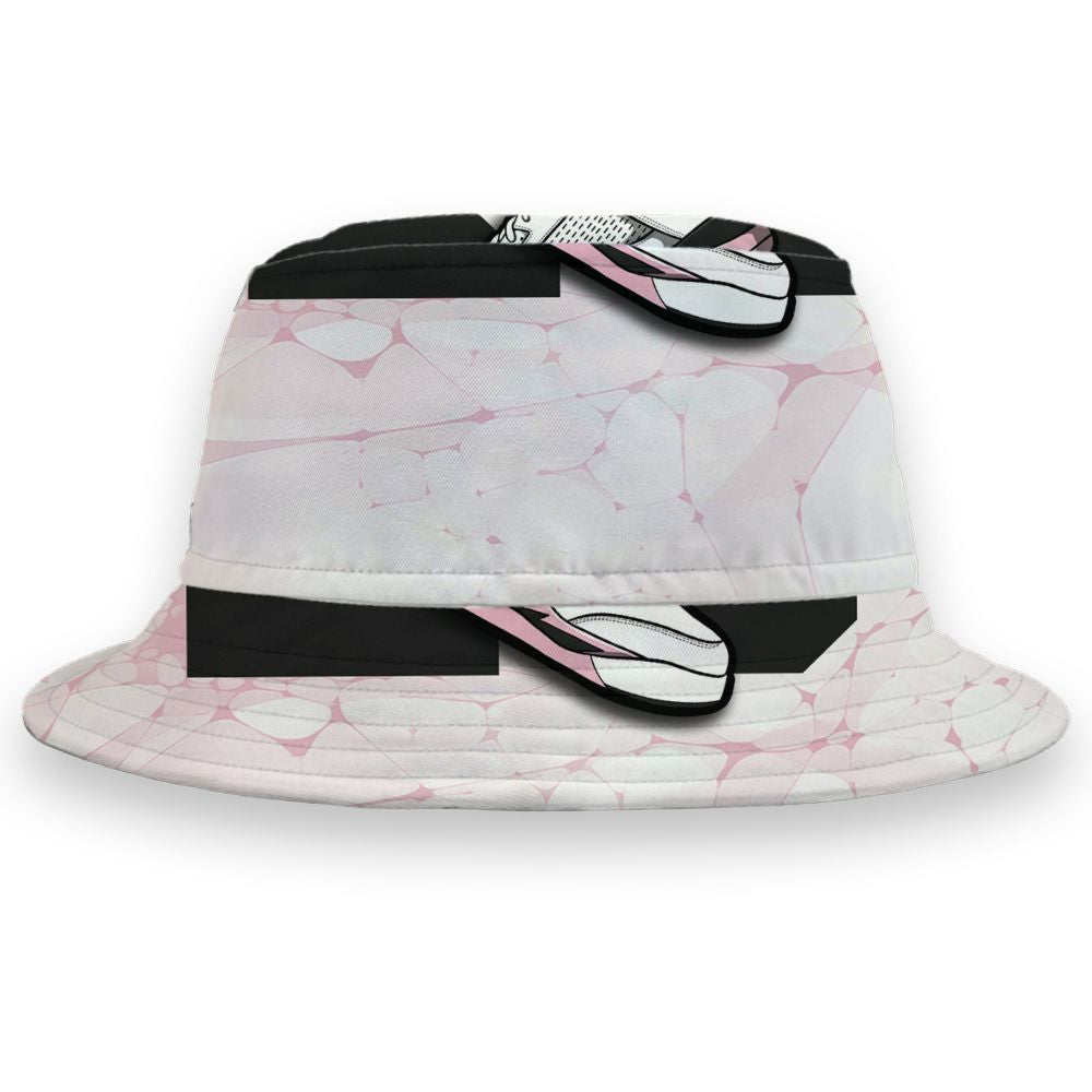 Medium-Soft-Pink-5s-NastyJamz-Bucket-Hat-Match-23-Sneaker-3D-All-Over-Print