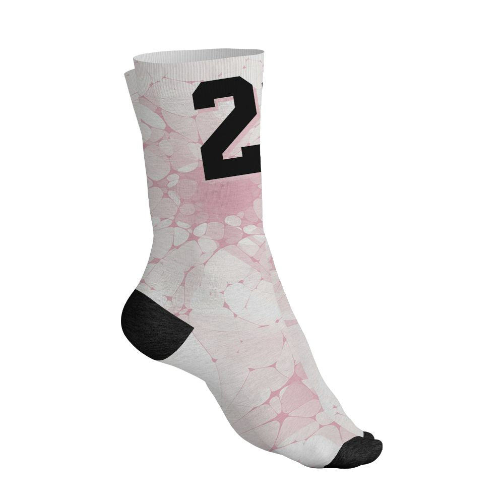 Medium-Soft-Pink-5s-NastyJamz-Socks-Match-23-Sneaker-All-Over-Print