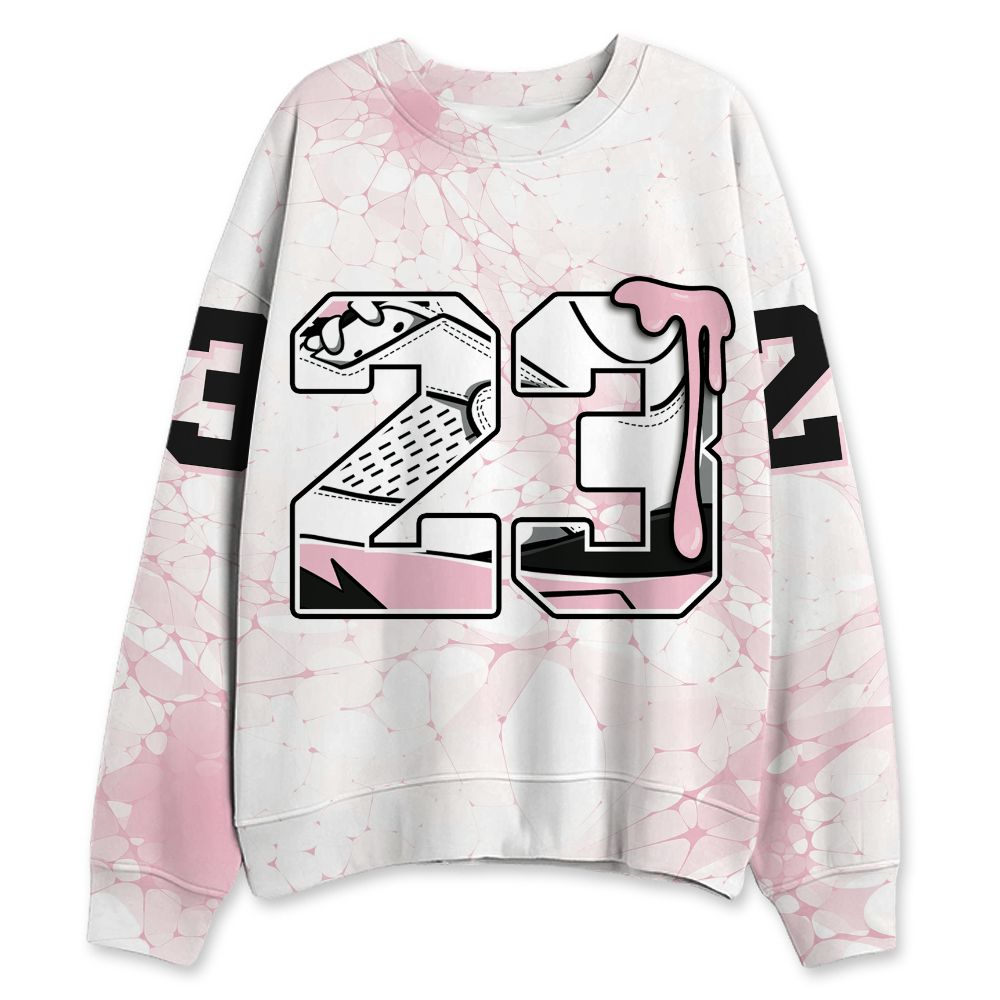 Medium-Soft-Pink-5s-NastyJamz-Sweatshirt-Match-23-Sneaker-All-Over-Print