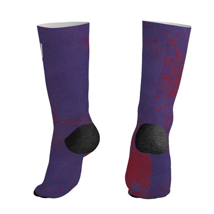 Dunk-Low-Plum-Purple-Red-NastyJamz-Socks-Match-23-Sneaker-All-Over-Print