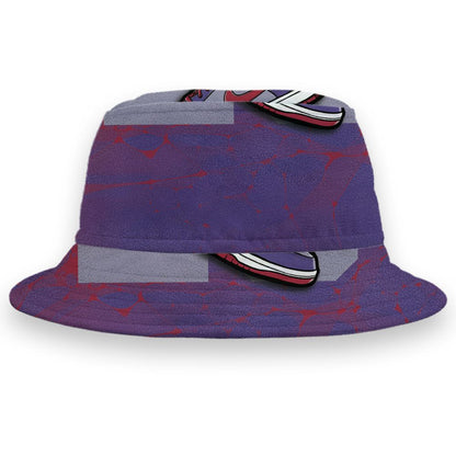 Dunk-Low-Plum-Purple-Red-NastyJamz-Bucket-Hat-Match-23-Sneaker-3D-All-Over-Print