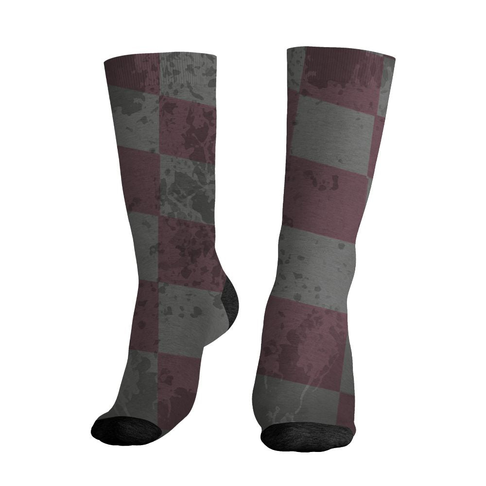 Medium-Soft-Pink-5s-NastyJamz-Socks-Match-Black-Queen-All-Over-Print