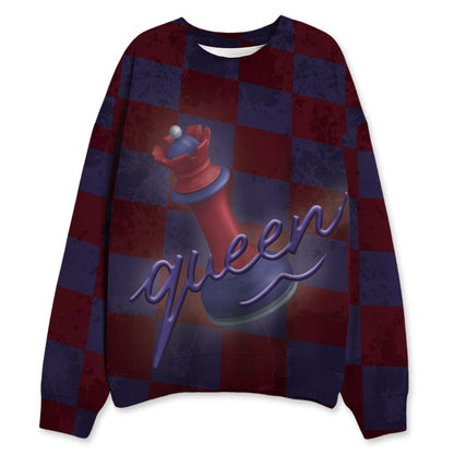 Dunk-Low-Plum-Purple-Red-NastyJamz-Sweatshirt-Match-Black-Queen-All-Over-Print