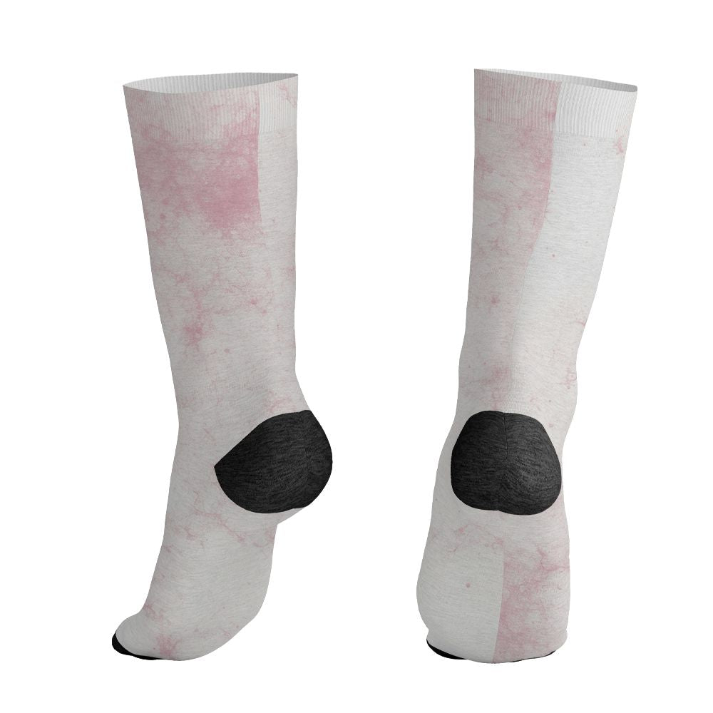 Medium-Soft-Pink-5s-NastyJamz-Socks-Match-Blowing-Money-Fast-Girl-All-Over-Print