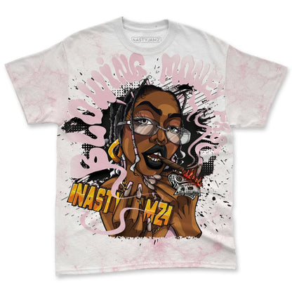 Medium-Soft-Pink-5s-NastyJamz-T-Shirt-Match-Blowing-Money-Fast-Girl-All-Over-Print