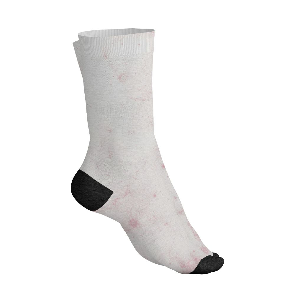 Medium-Soft-Pink-5s-NastyJamz-Socks-Match-Blowing-Money-Fast-Girl-All-Over-Print