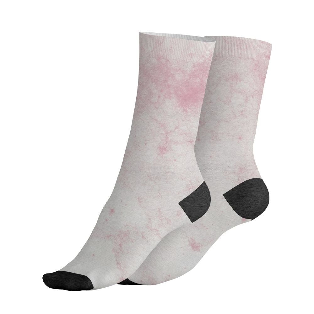 Medium-Soft-Pink-5s-NastyJamz-Socks-Match-Blowing-Money-Fast-Girl-All-Over-Print