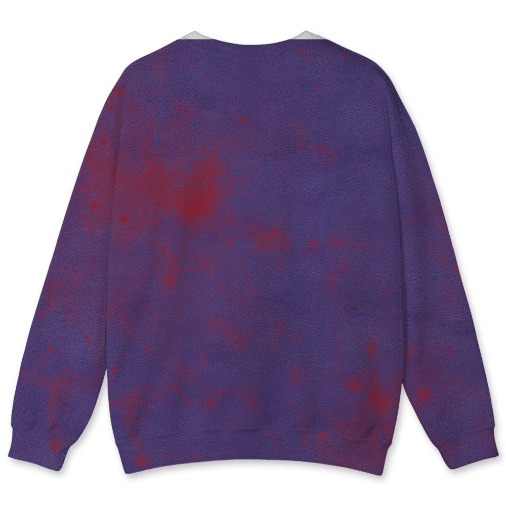 Dunk-Low-Plum-Purple-Red-NastyJamz-Sweatshirt-Match-Blowing-Money-Fast-Girl-All-Over-Print