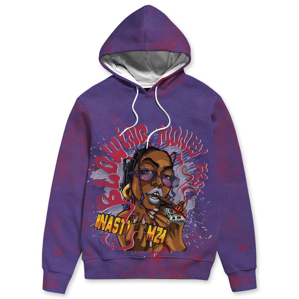 Dunk-Low-Plum-Purple-Red-NastyJamz-Hoodie-Match-Blowing-Money-Fast-Girl-All-Over-Print