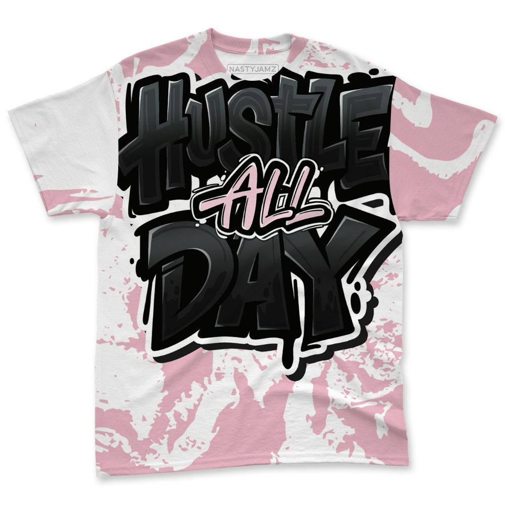 Medium-Soft-Pink-5s-NastyJamz-T-Shirt-Match-Hustle-All-Day-All-Over-Print