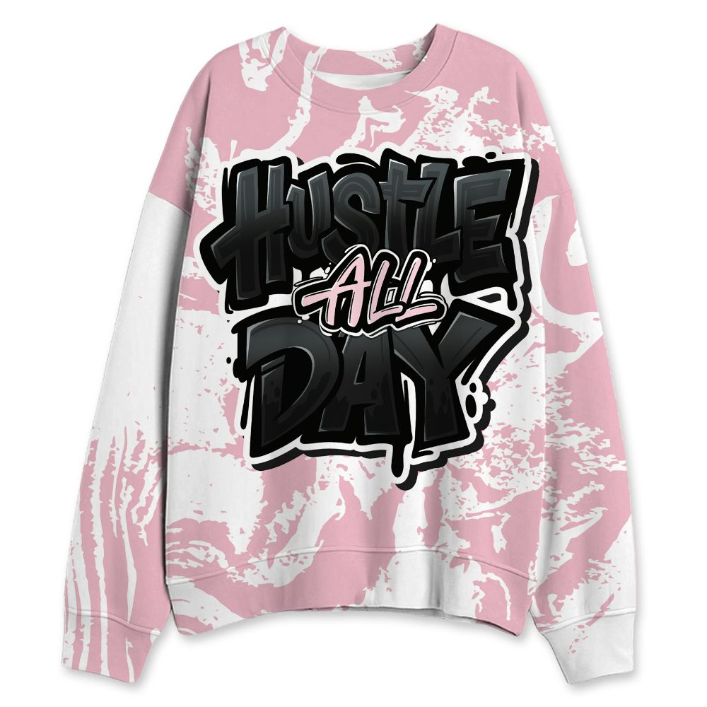 Medium-Soft-Pink-5s-NastyJamz-Sweatshirt-Match-Hustle-All-Day-All-Over-Print