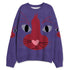 Dunk-Low-Plum-Purple-Red-NastyJamz-Sweatshirt-Match-Meow-All-Over-Print