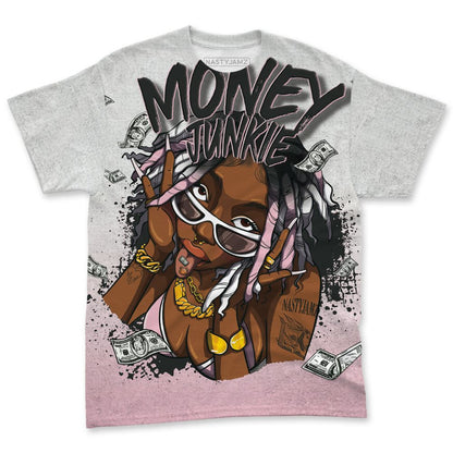 Medium-Soft-Pink-5s-NastyJamz-T-Shirt-Match-Money-Junkie-All-Over-Print