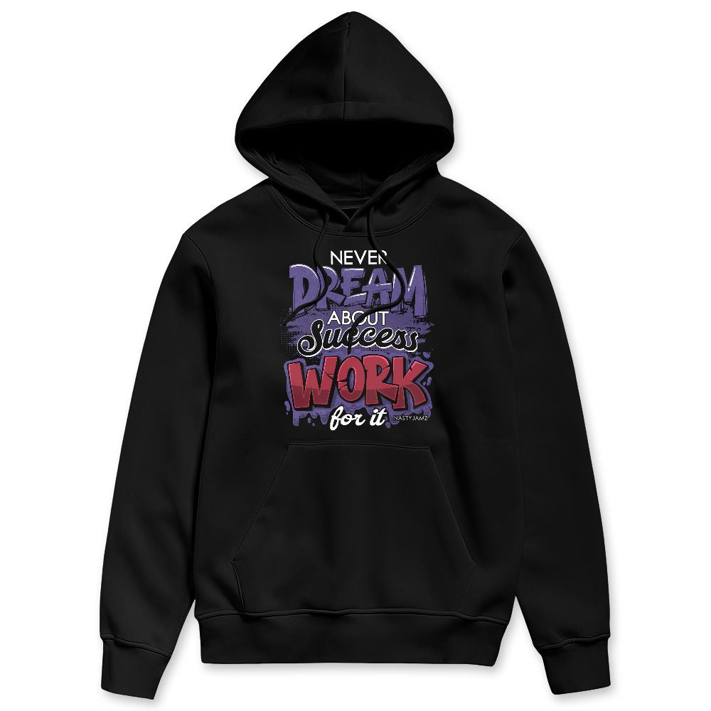 Dunk-Low-Plum-Purple-Red-NastyJamz-Hoodie-Match-Work-For-Dream