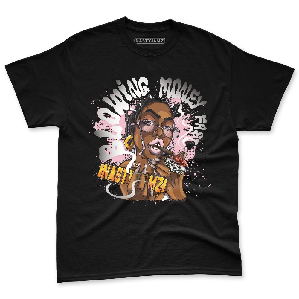 Medium-Soft-Pink-5s-NastyJamz-Premium-T-Shirt-Match-Blowing-Money-Fast-Girl