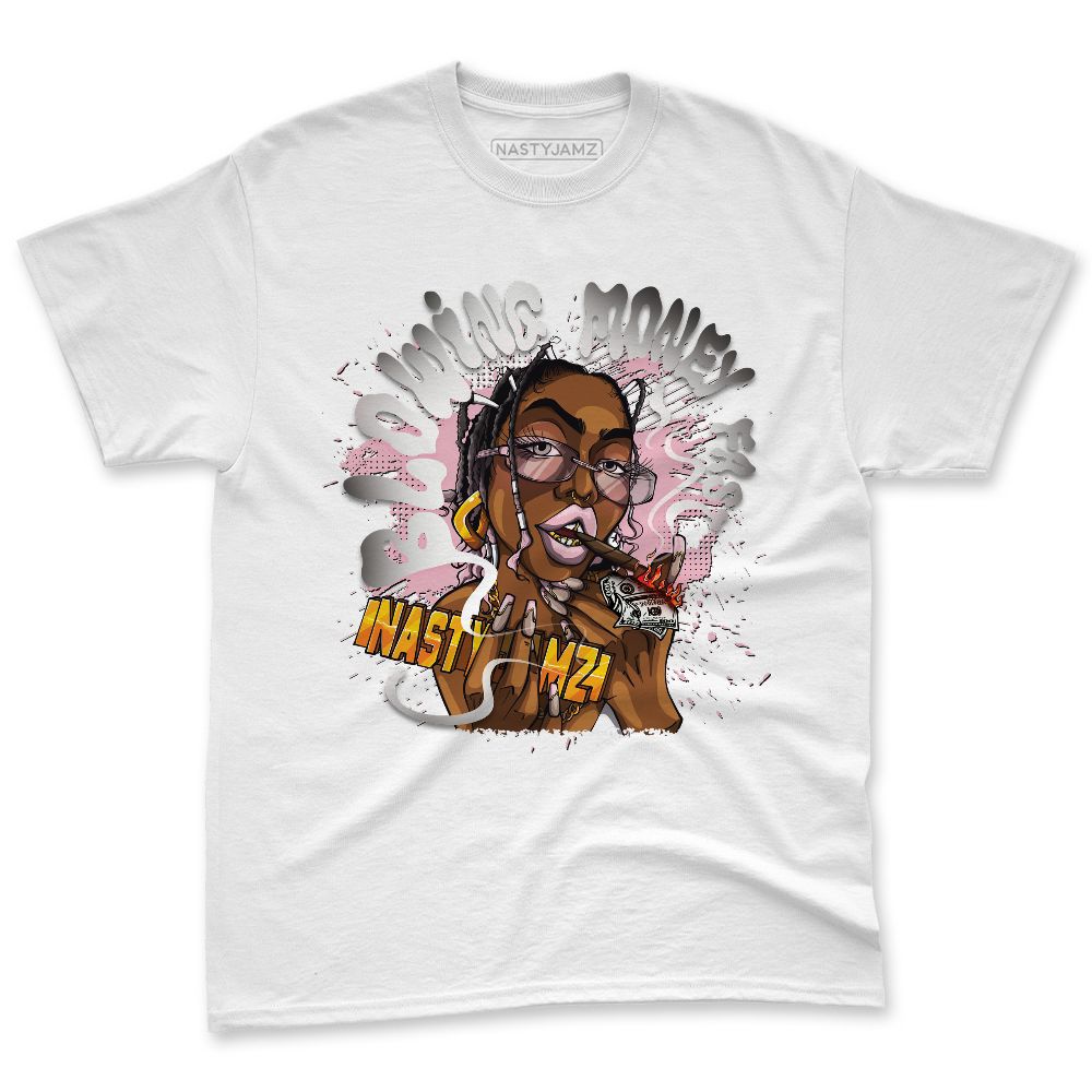 Medium-Soft-Pink-5s-NastyJamz-Premium-T-Shirt-Match-Blowing-Money-Fast-Girl