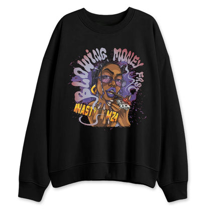 Dunk-Low-Plum-Purple-Red-NastyJamz-Sweatshirt-Match-Blowing-Money-Fast-Girl