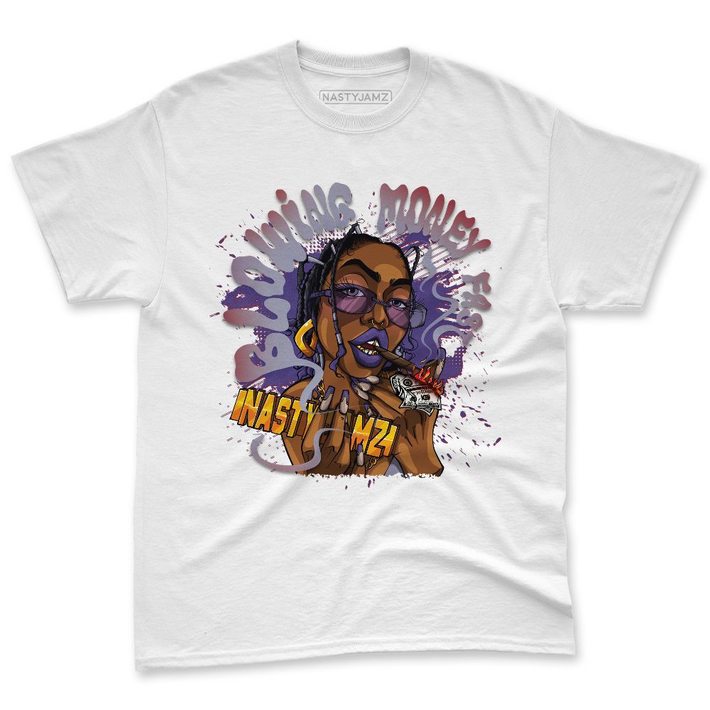 Dunk-Low-Plum-Purple-Red-NastyJamz-Premium-T-Shirt-Match-Blowing-Money-Fast-Girl