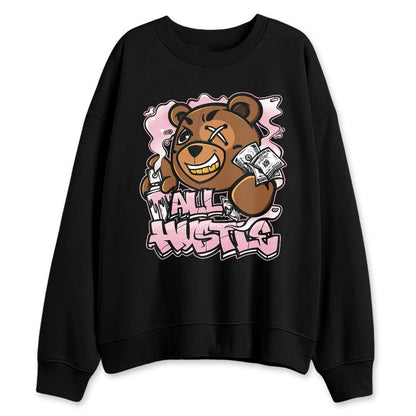 Medium-Soft-Pink-5s-NastyJamz-Sweatshirt-Match-BER-Hustle-All-Day