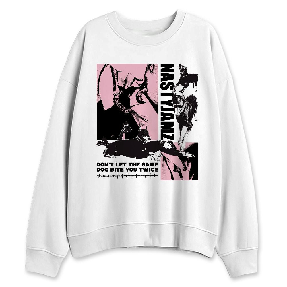 Medium-Soft-Pink-5s-NastyJamz-Sweatshirt-Match-Dont-Let-Dog-Bite