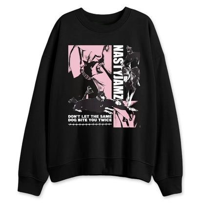 Medium-Soft-Pink-5s-NastyJamz-Sweatshirt-Match-Dont-Let-Dog-Bite