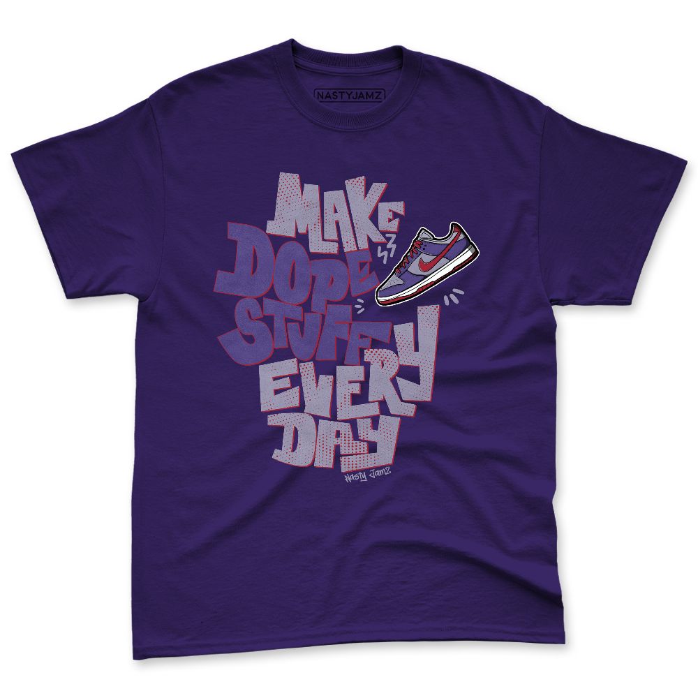 Dunk-Low-Plum-Purple-Red-NastyJamz-Premium-T-Shirt-Match-Dope-Sneaker