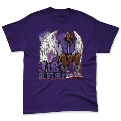 Dunk-Low-Plum-Purple-Red-NastyJamz-Premium-T-Shirt-Match-Just-Blessed