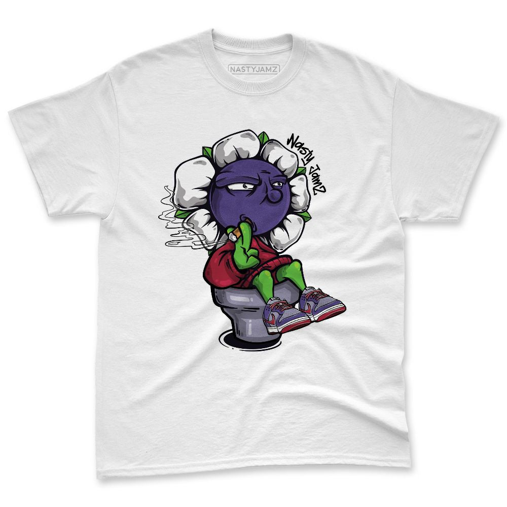 Dunk-Low-Plum-Purple-Red-NastyJamz-Premium-T-Shirt-Match-Rebel-Bloom