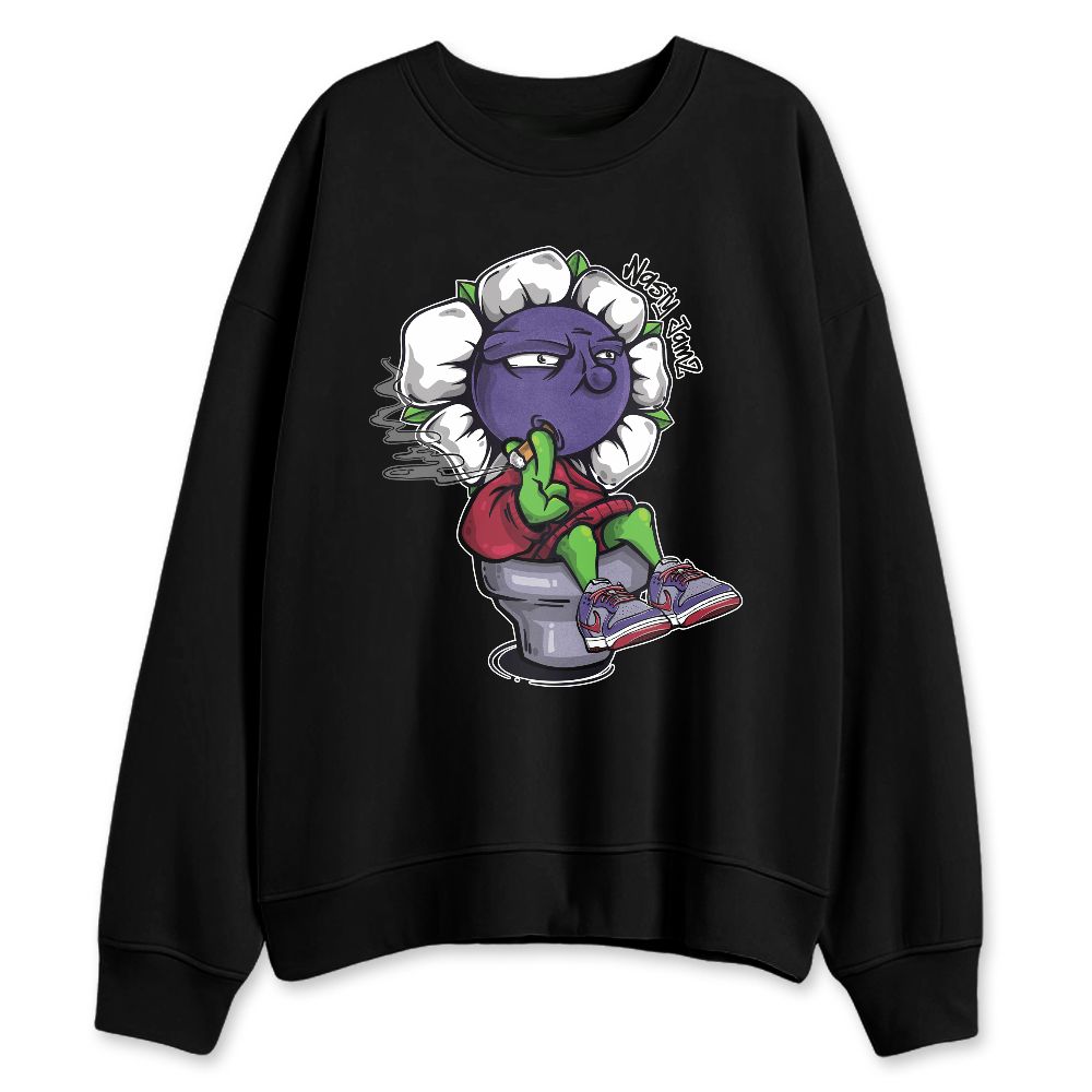 Dunk-Low-Plum-Purple-Red-NastyJamz-Sweatshirt-Match-Rebel-Bloom