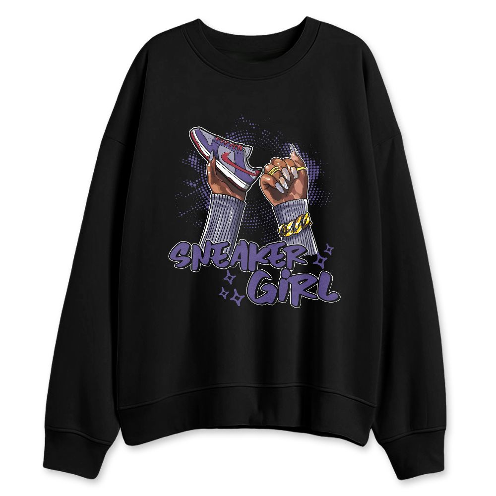 Dunk-Low-Plum-Purple-Red-NastyJamz-Sweatshirt-Match-Sneaker-Girl-Nail