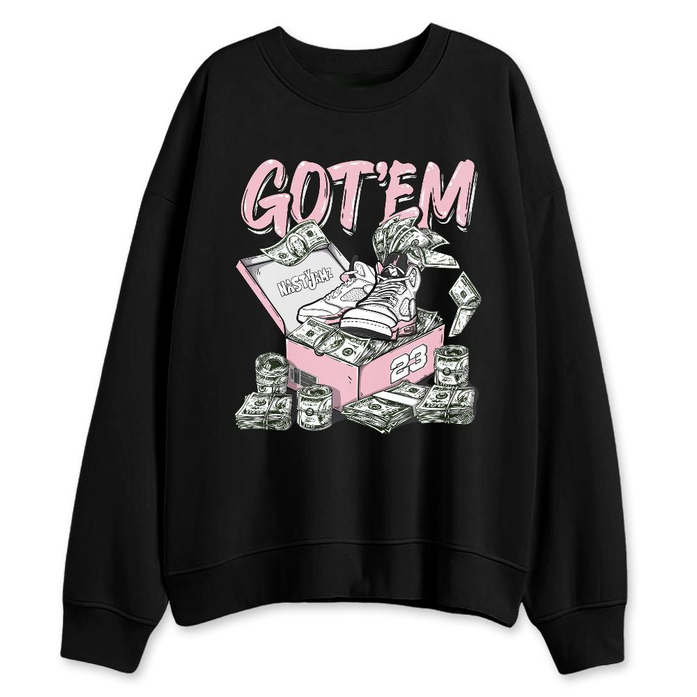 Medium-Soft-Pink-5s-NastyJamz-Sweatshirt-Match-Dollar-Sneaker-Box