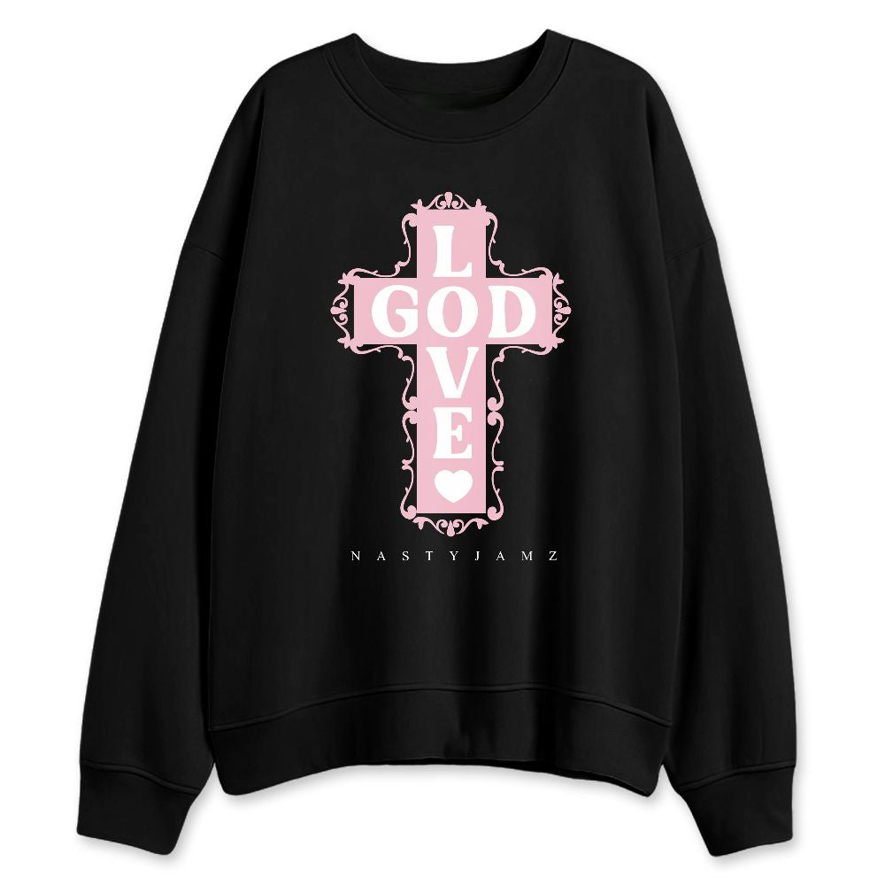 Medium-Soft-Pink-5s-NastyJamz-Sweatshirt-Match-God-Love