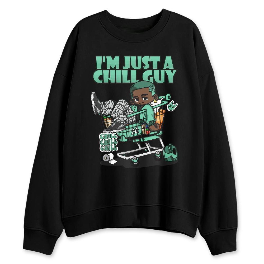 Green-Glow-3s-NastyJamz-Sweatshirt-Match-Chill-Guy-Sneaker