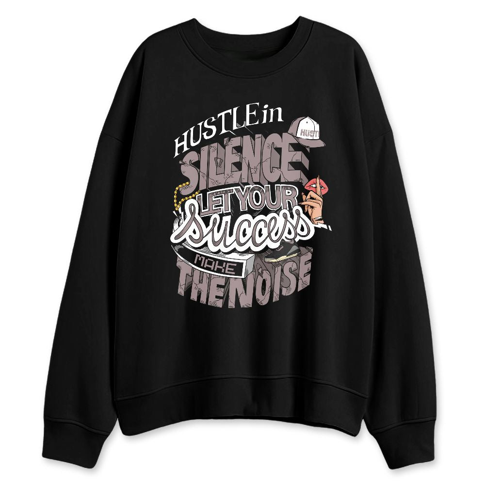 Black-Violet-Ore-3s-NastyJamz-Sweatshirt-Match-Hustle-Silence