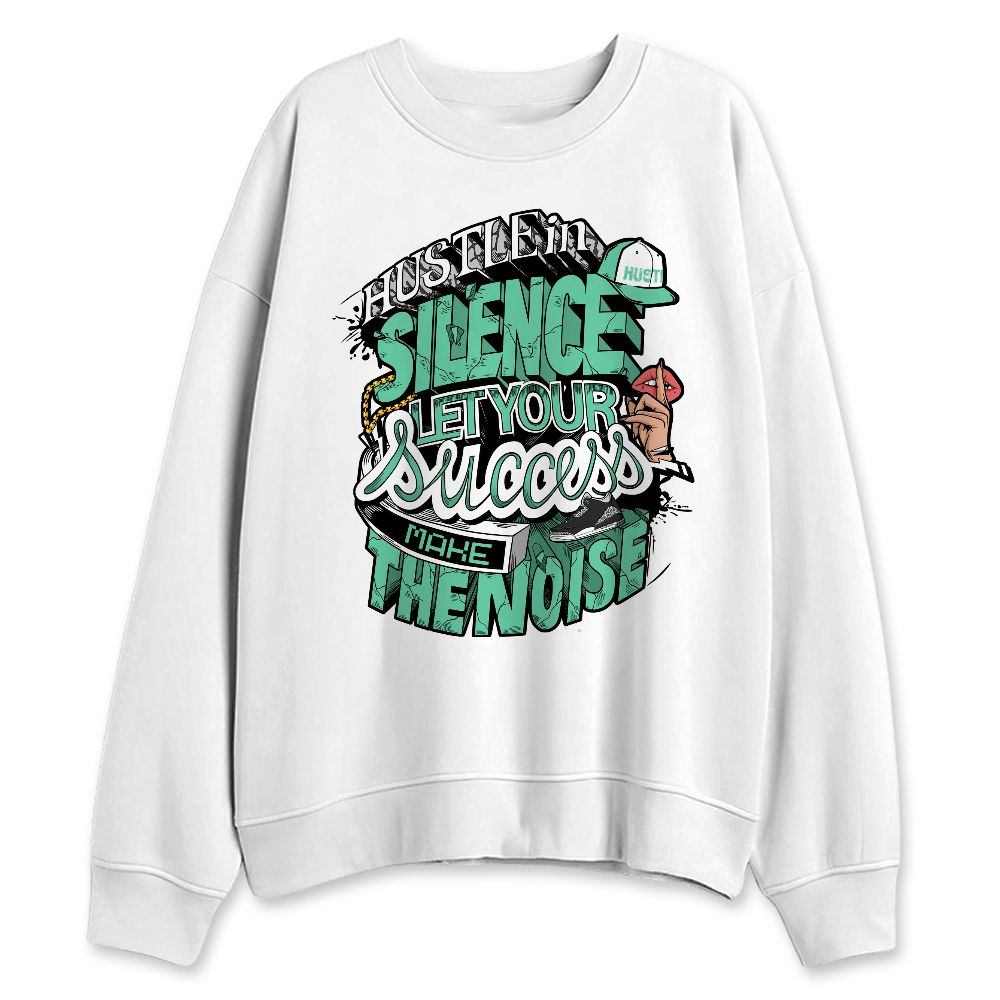 Green-Glow-3s-NastyJamz-Sweatshirt-Match-Hustle-Silence