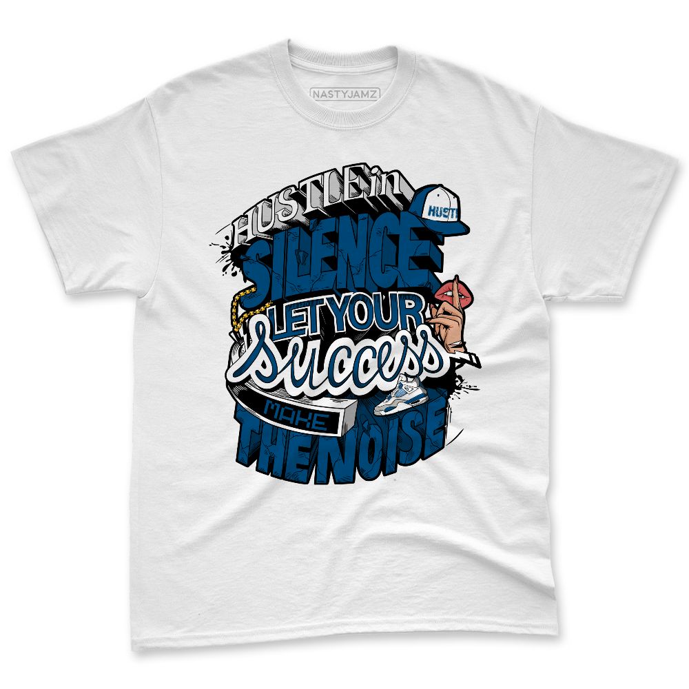 Industrial-Blue-4s-NastyJamz-Premium-T-Shirt-Match-Hustle-Silence