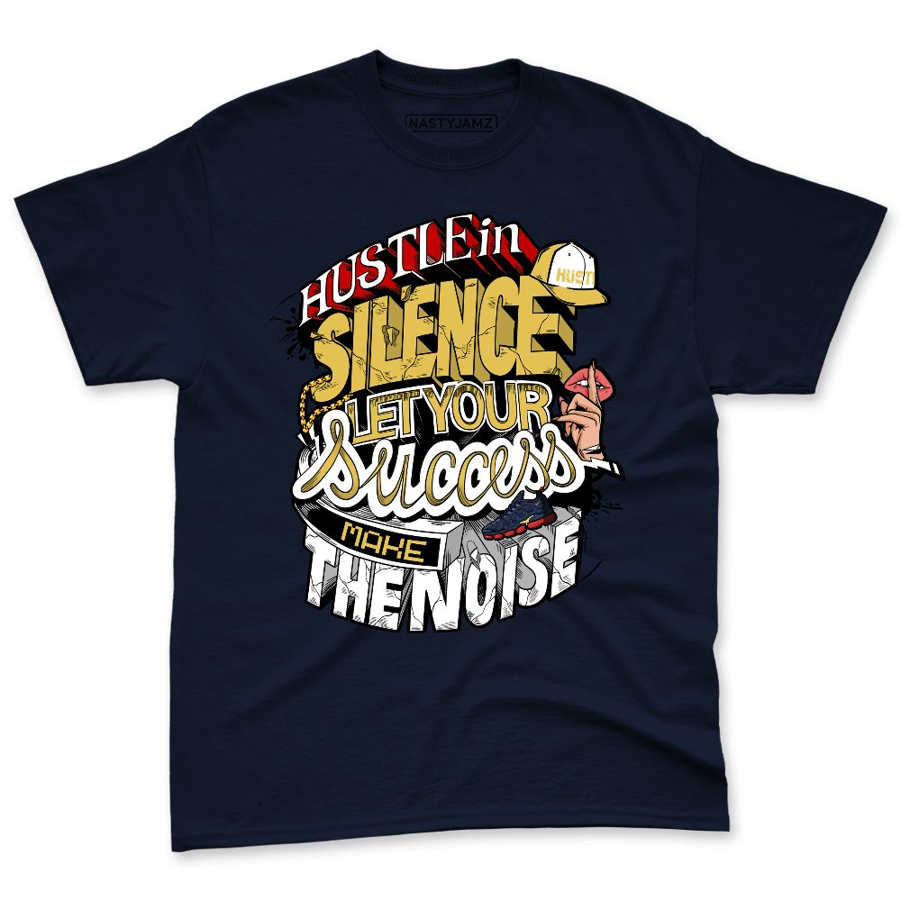 VaporMax-Gold-Navy-Midnight-NastyJamz-Premium-T-Shirt-Match-Hustle-Silence