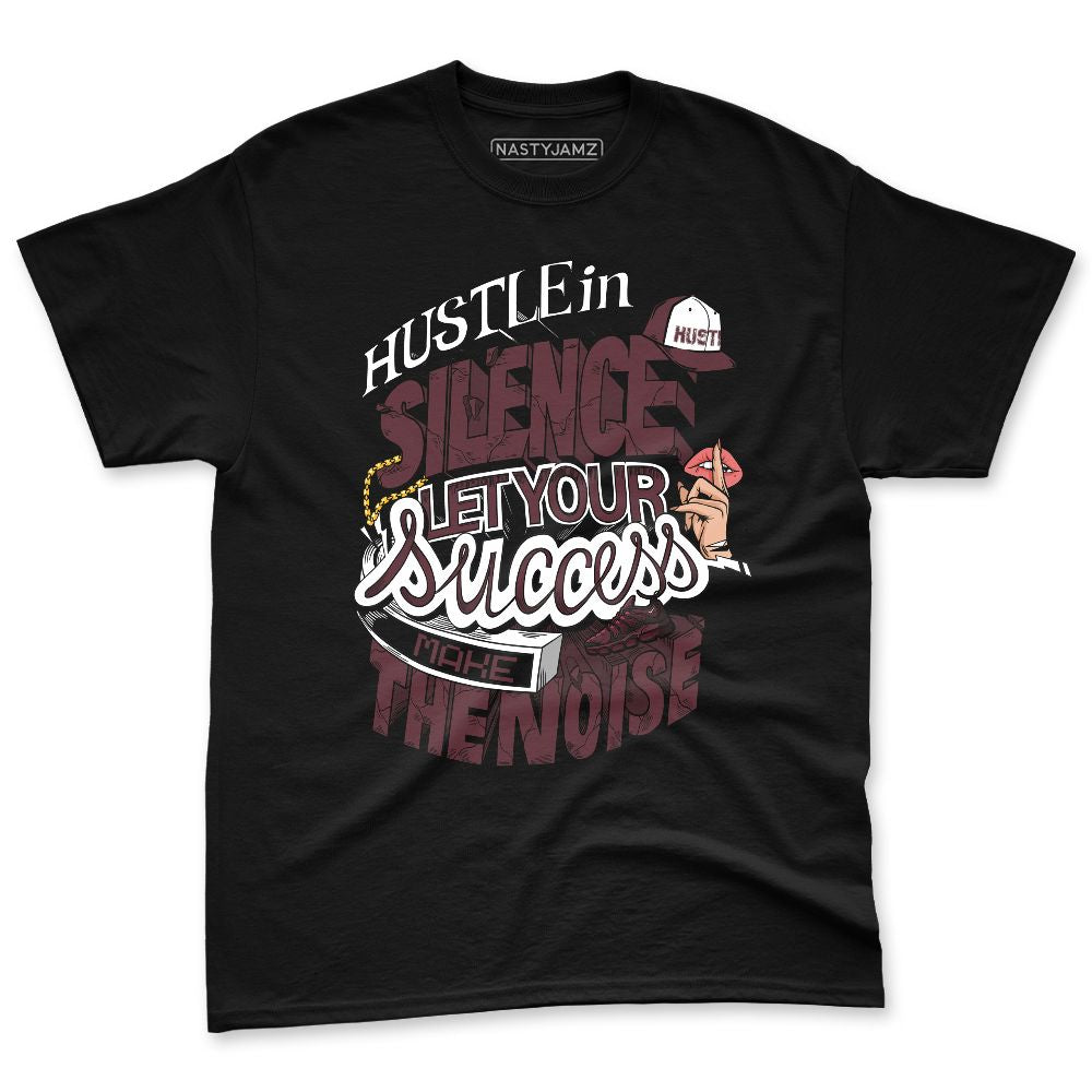 VaporMax-Night-Maron-Burgundy-NastyJamz-Premium-T-Shirt-Match-Hustle-Silence