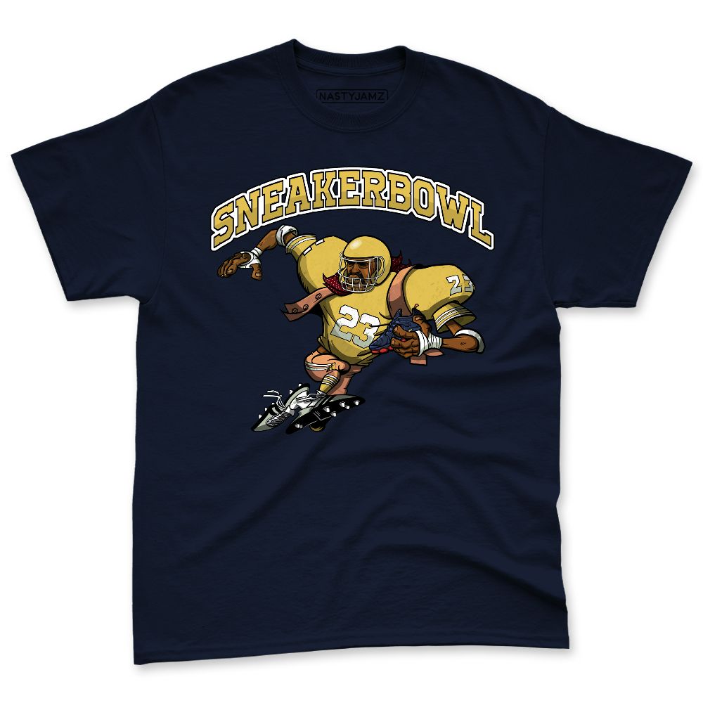 VaporMax-Gold-Navy-Midnight-NastyJamz-Premium-T-Shirt-Match-SneakerBowl-Cup