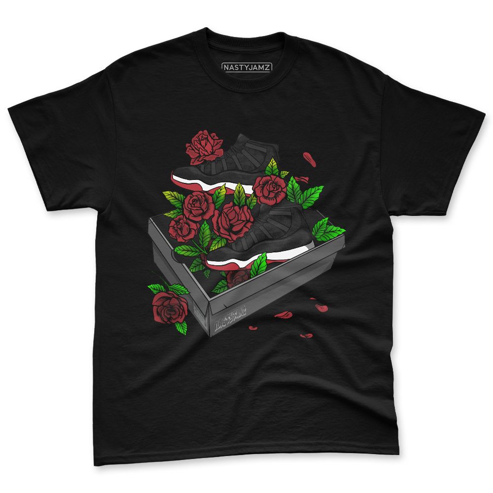Bred-Velvet-11s-NastyJamz-Premium-T-Shirt-Match-Sneaker-And-Rose