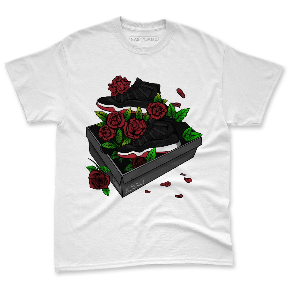 Bred-Velvet-11s-NastyJamz-Premium-T-Shirt-Match-Sneaker-And-Rose