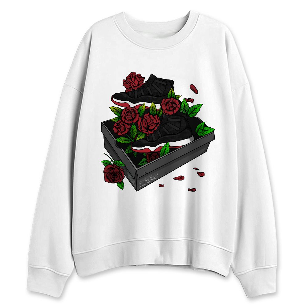 Bred-Velvet-11s-NastyJamz-Sweatshirt-Match-Sneaker-And-Rose