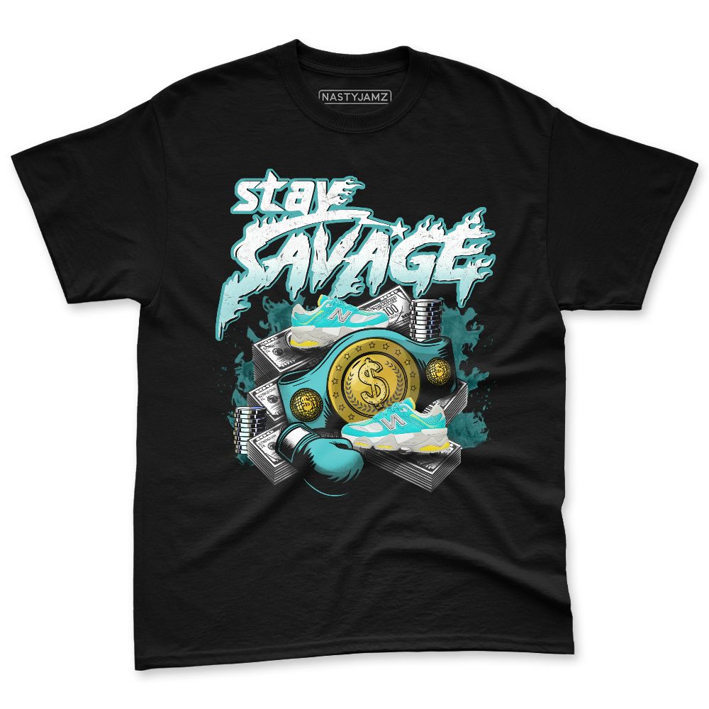 NBL-Cyan-Burst-9060-NastyJamz-Premium-T-Shirt-Match-Stay-Savage