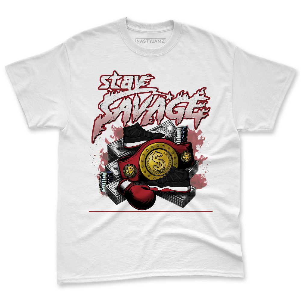 Bred-Velvet-11s-NastyJamz-Premium-T-Shirt-Match-Stay-Savage