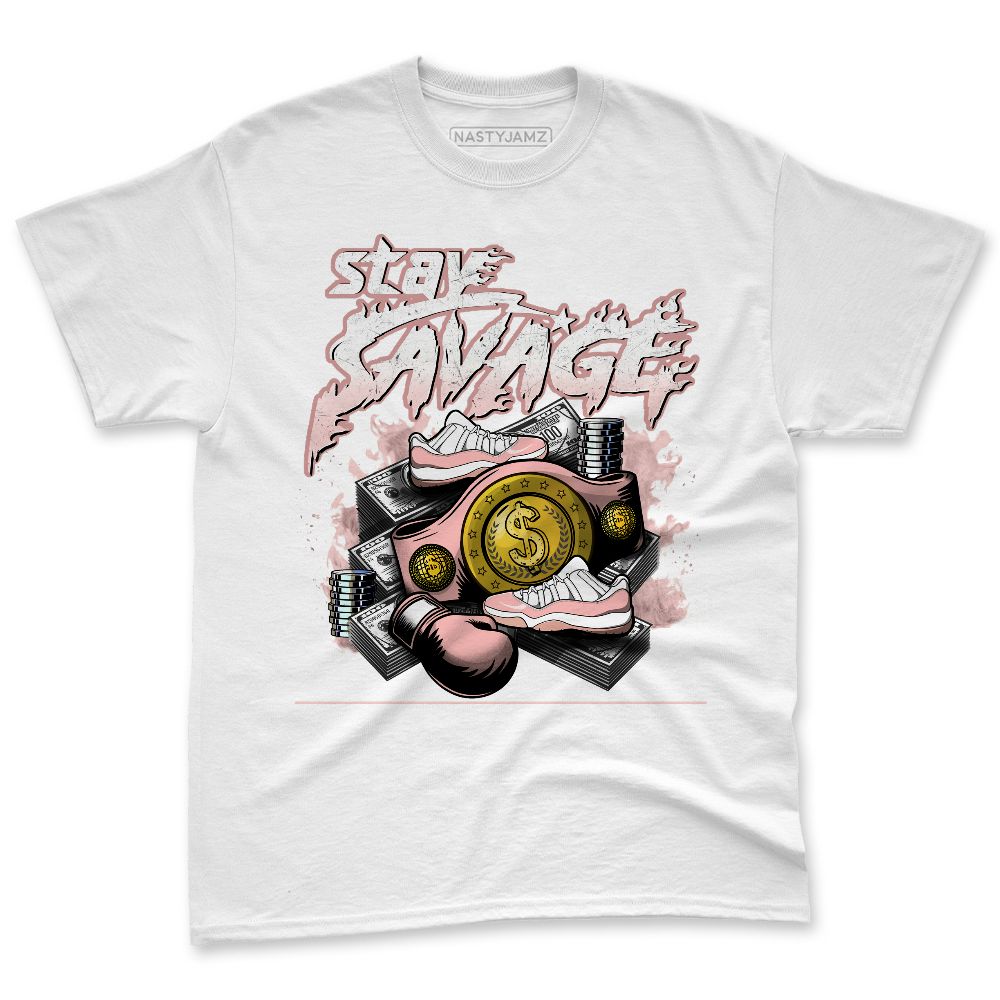 Low-Legend-Pink-11s-NastyJamz-Premium-T-Shirt-Match-Stay-Savage