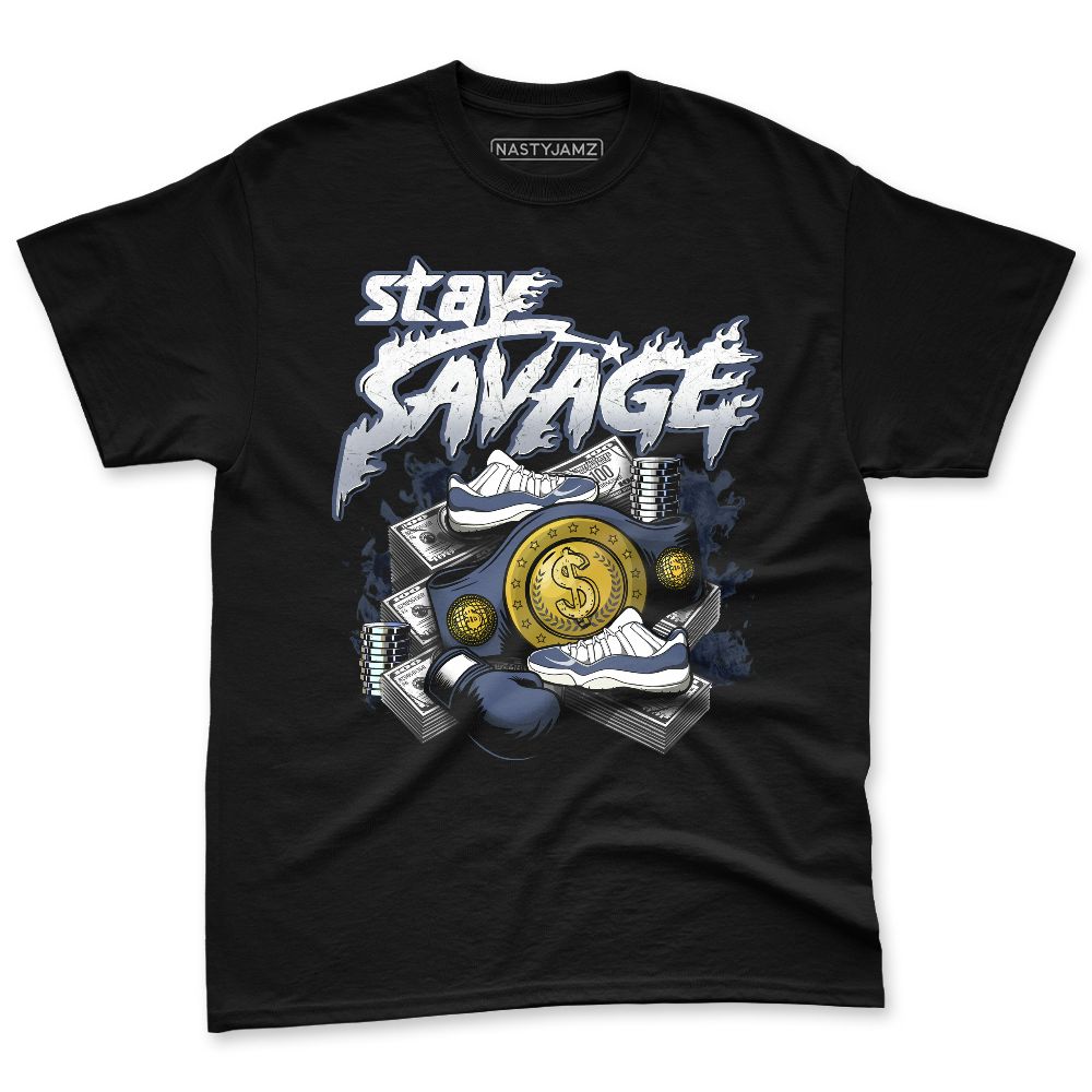 Low-Diffused-Blue-11s-NastyJamz-Premium-T-Shirt-Match-Stay-Savage