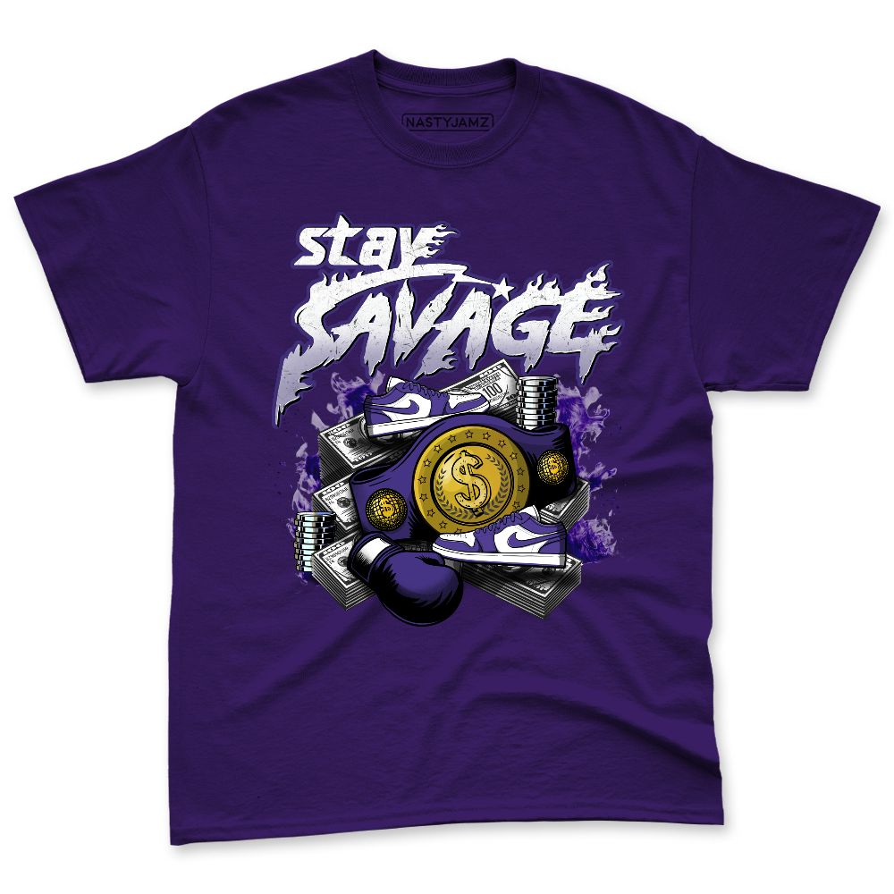 Psychic-Purple-1s-NastyJamz-Premium-T-Shirt-Match-Stay-Savage